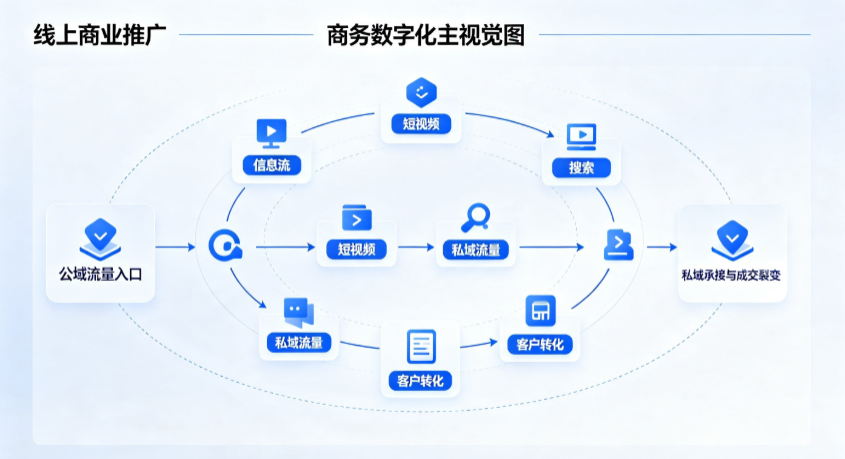 清徐县线上商业推广怎么做？全域流量闭环搭建与低成本转化实战指南